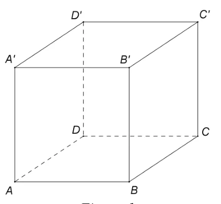 Figura 1: cubul ABCDA'B'C'D'.